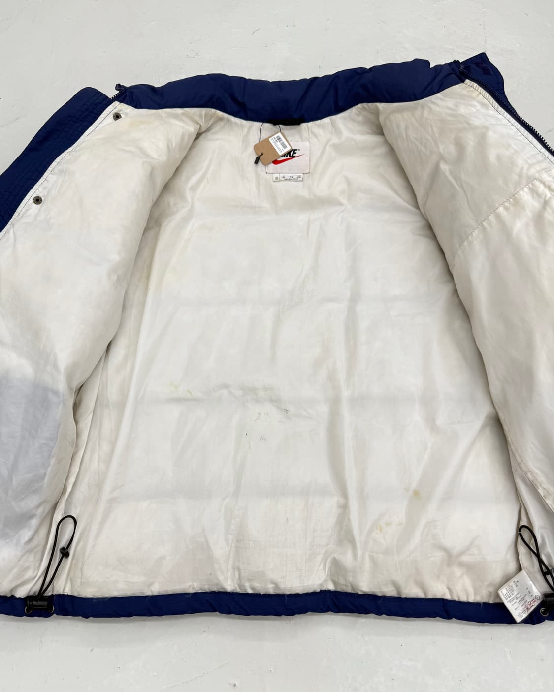 나이키 90s 네이비 덕다운 립스탑 패딩 점퍼 상품이미지4