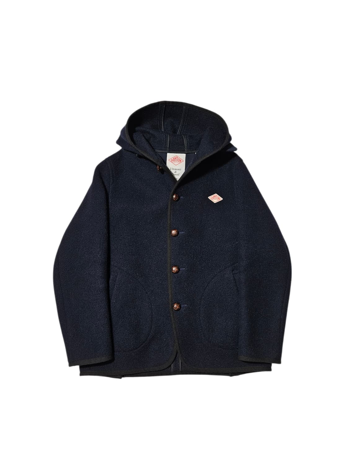단톤 Danton 후디드 울코트 네이비 36 상품이미지1