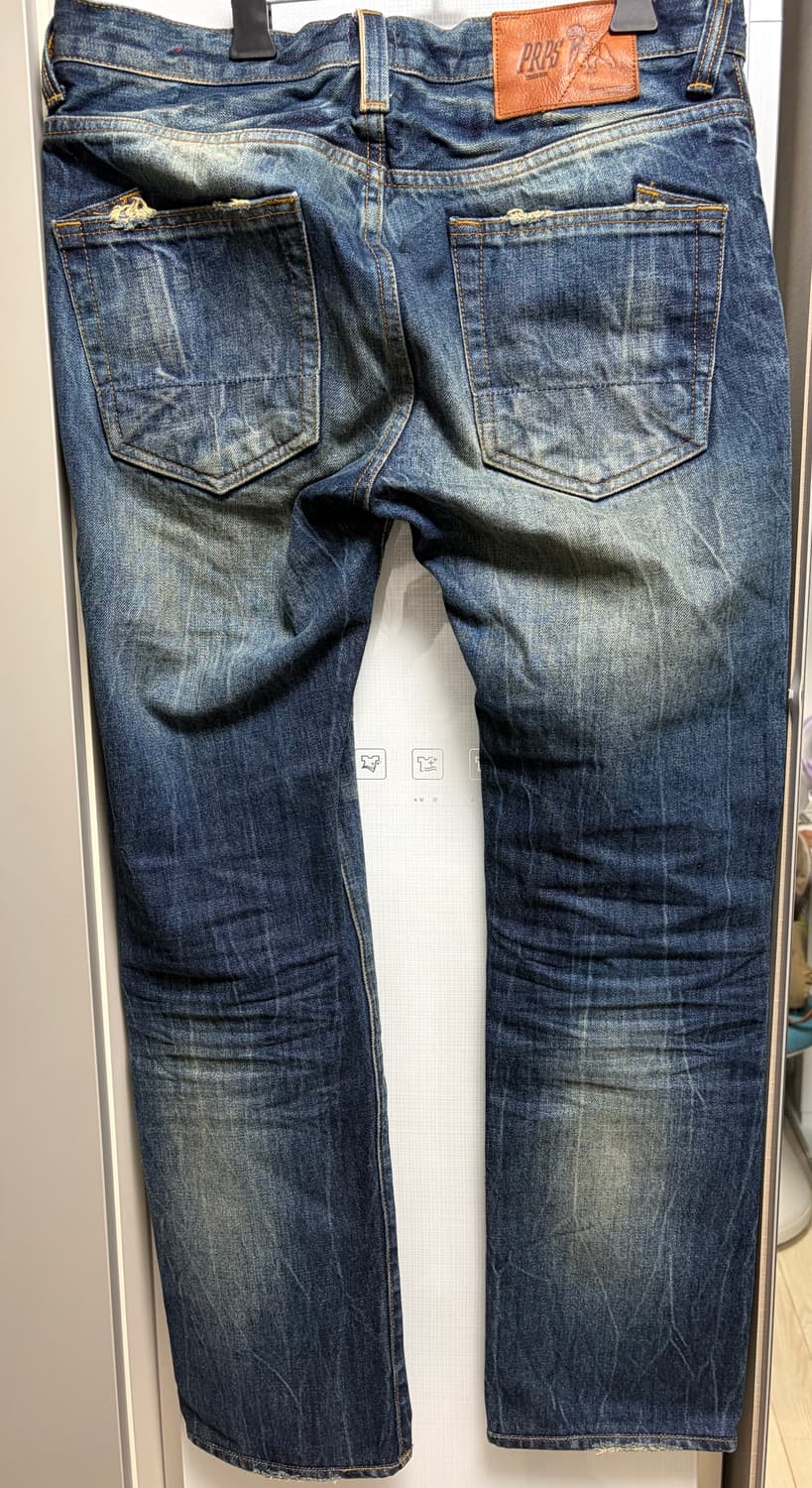 명품 PRPS 셀비지 데님 청바지 32사이즈 신품 수준 상품이미지3