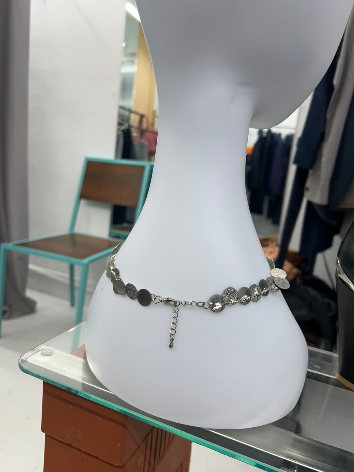 라운드실버 네클리스 상품이미지3