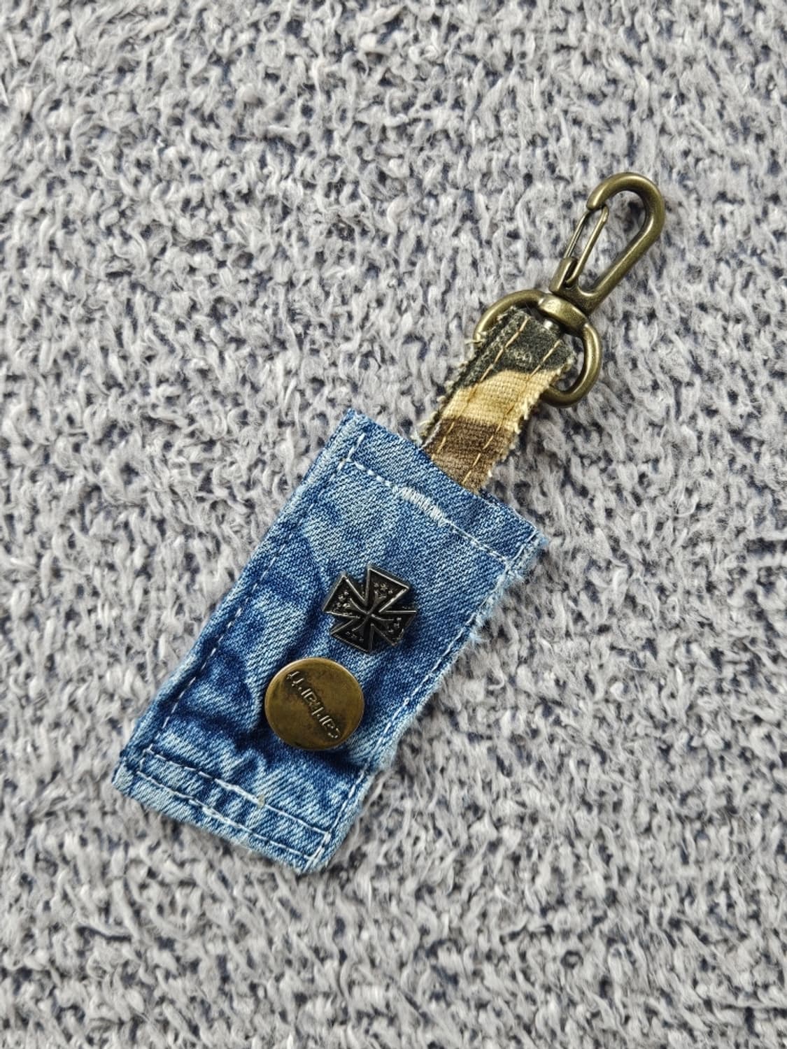 칼하트 버튼 핸드메이드 커스텀 카라비너 키링 ( OS ) / 10894 상품이미지2