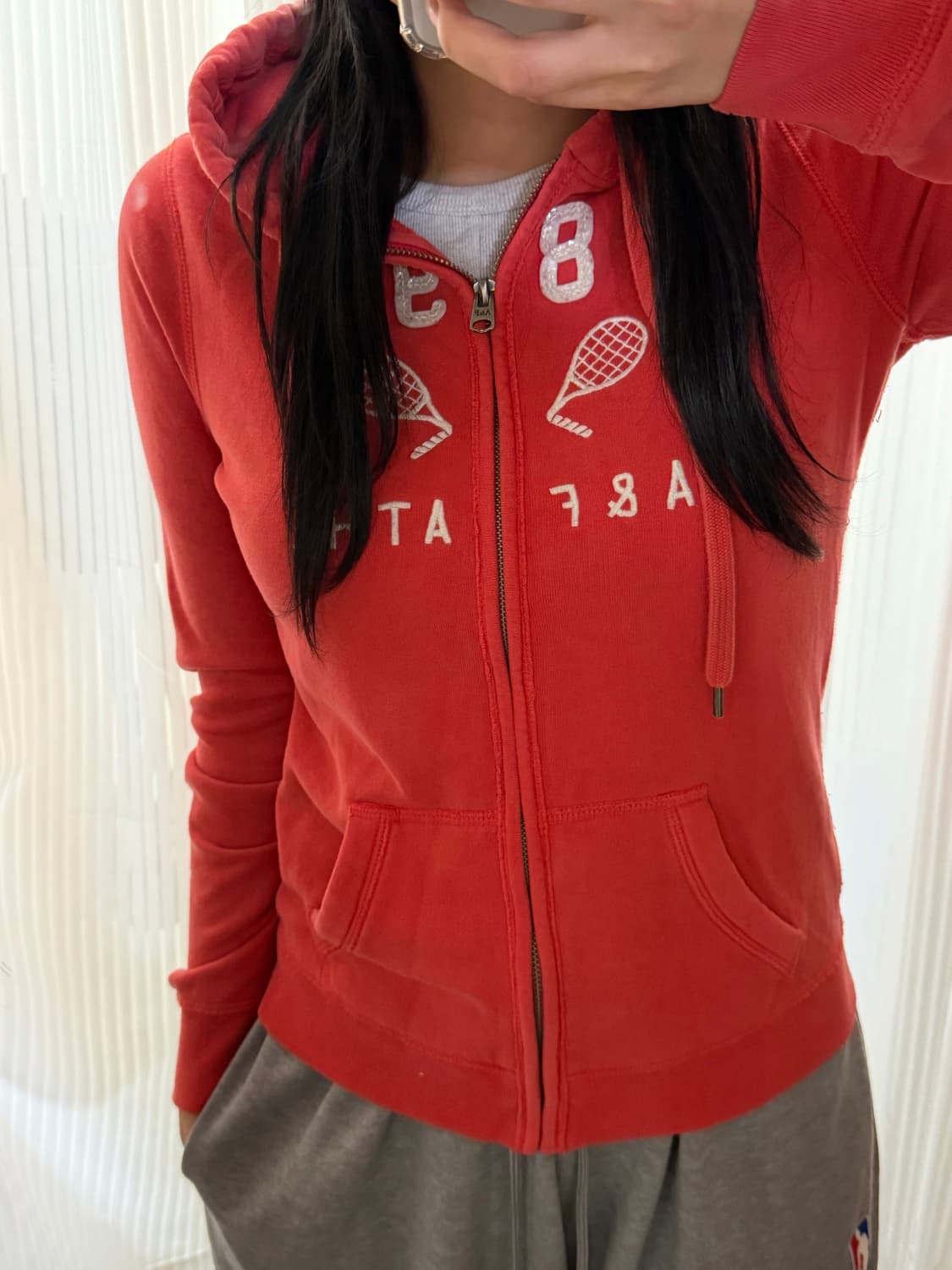 아베크롬비 코랄 후드집업 s 상품이미지1