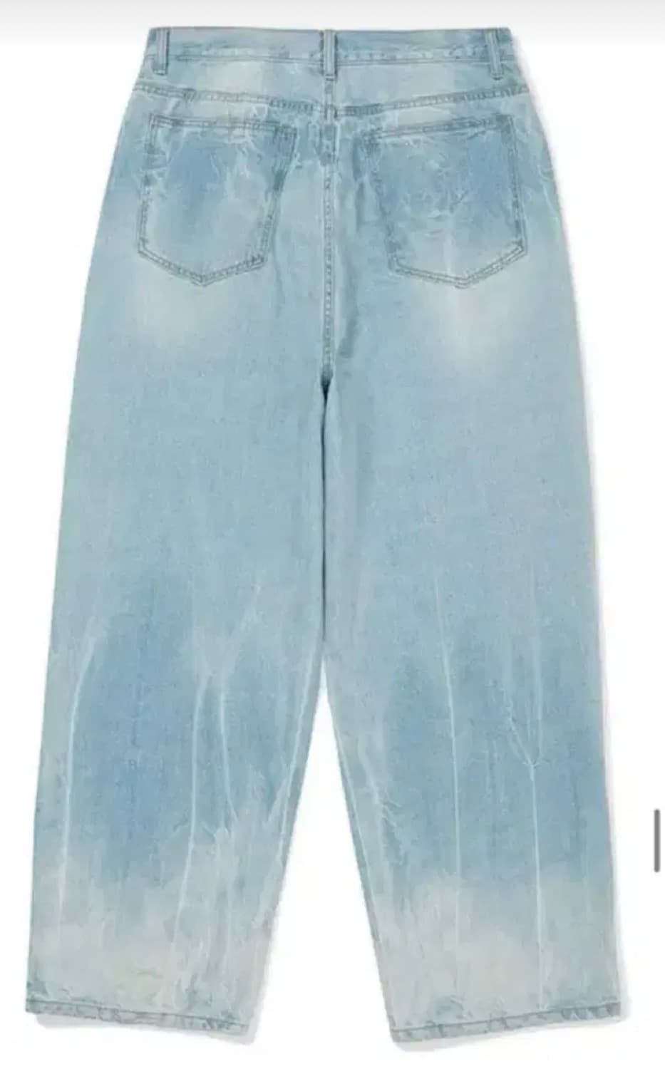 이에이 워싱 데님 와이드 팬츠 상품이미지2