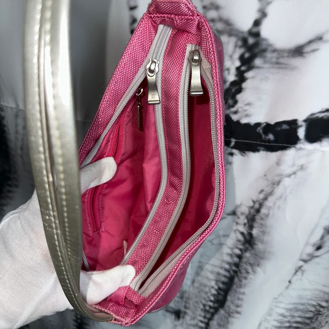 휠라 Y2K 핑크 퀄팅 미니토트백 상품이미지4