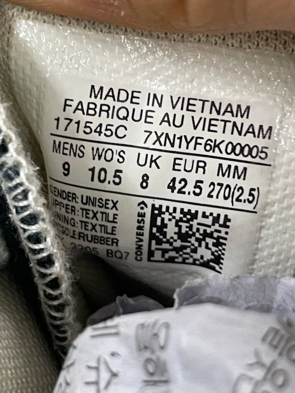 컨버스 런스타 모션 하이탑 블랙 270 (gr-4252) 상품이미지8