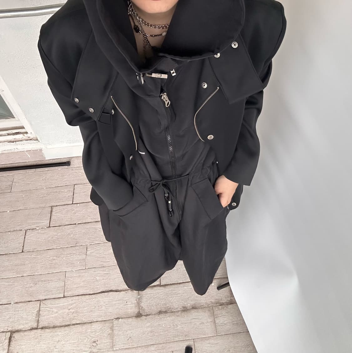 THE GREATEST long trench hooded jacket 상품이미지2
