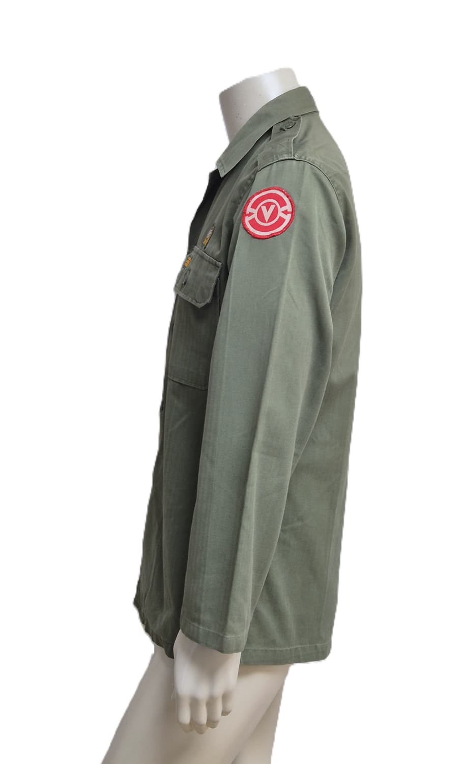 육군 구형 50사단 상병 민무늬 전투복 상의 자켓 (L) 상품이미지2