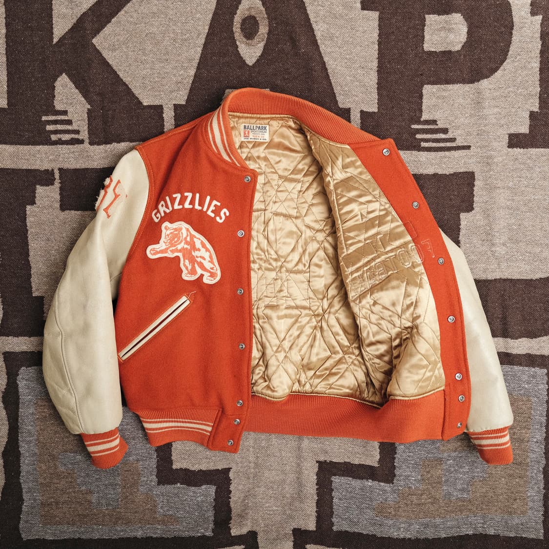 조맥코이 볼파크 바시티 자켓 34사이즈 (추천 44-55) 상품이미지4