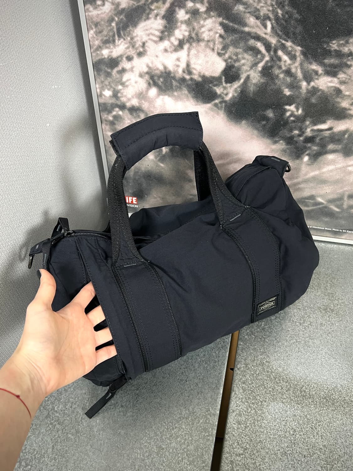 PORTER-2WAY BOSTON BAG (Black) 상품이미지4