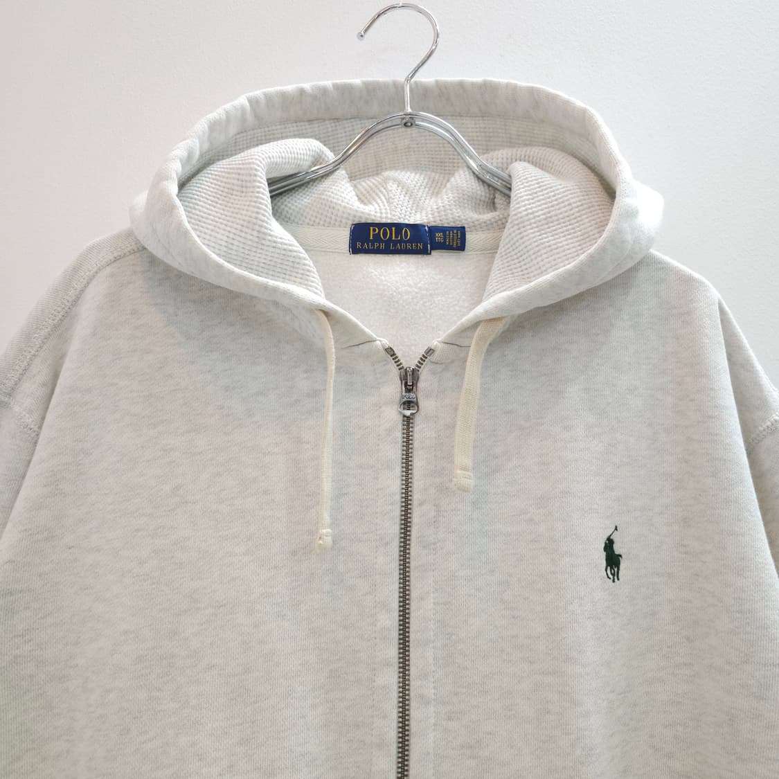 폴로 랄프로렌 써멀 후드집업 기모 멜란지그레이 상품이미지2