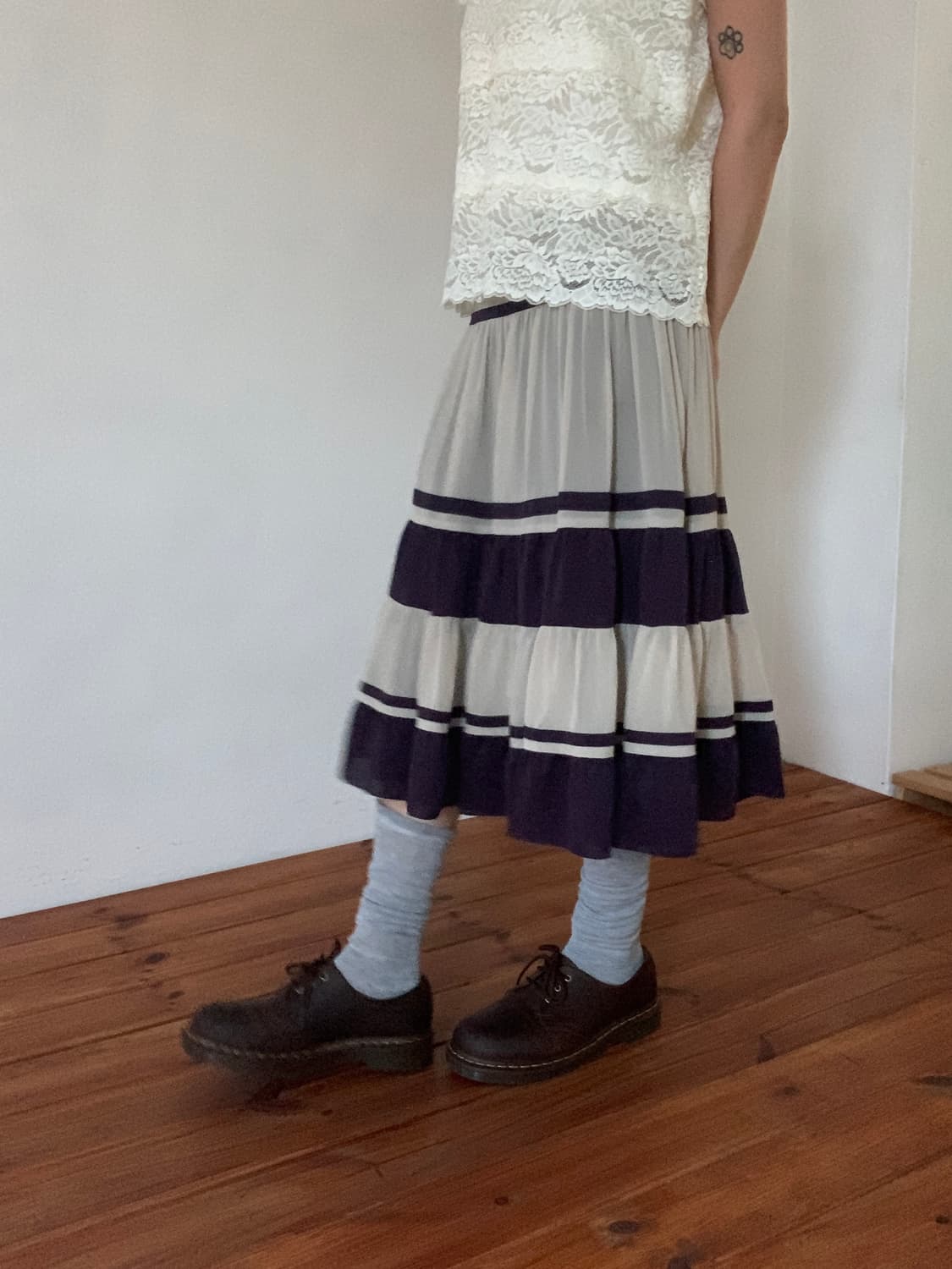 Ray BEAMS Cancan Long Skirt 상품이미지1