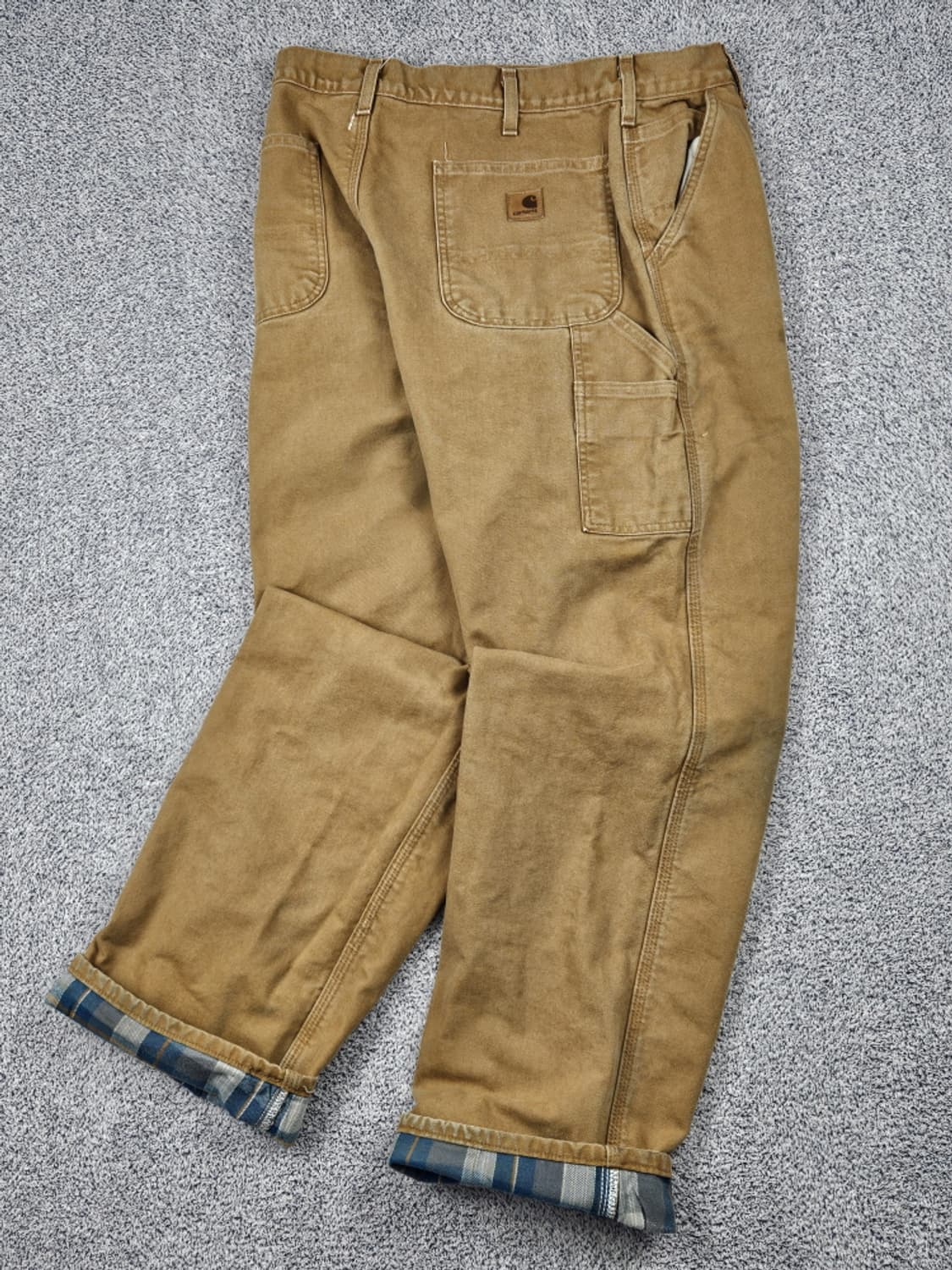 칼하트 헤비 플란넬 카펜터 캔버스 워크 팬츠 (36X32) / 10308 상품이미지4