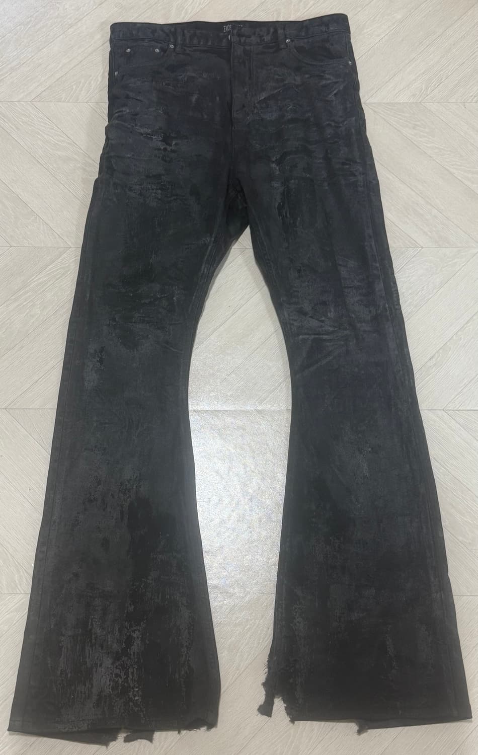 [3] EMOSTANCECLUB COATED FLARE JEANS 상품이미지3