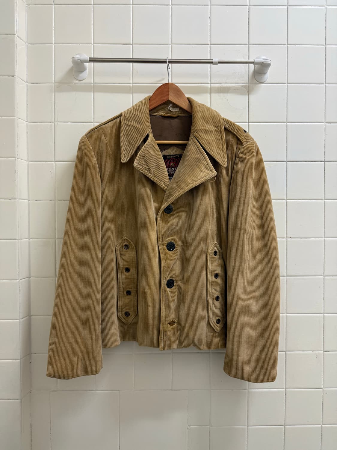 70s 메탈 아일렛 빈티지 코듀로이 자켓 상품이미지5