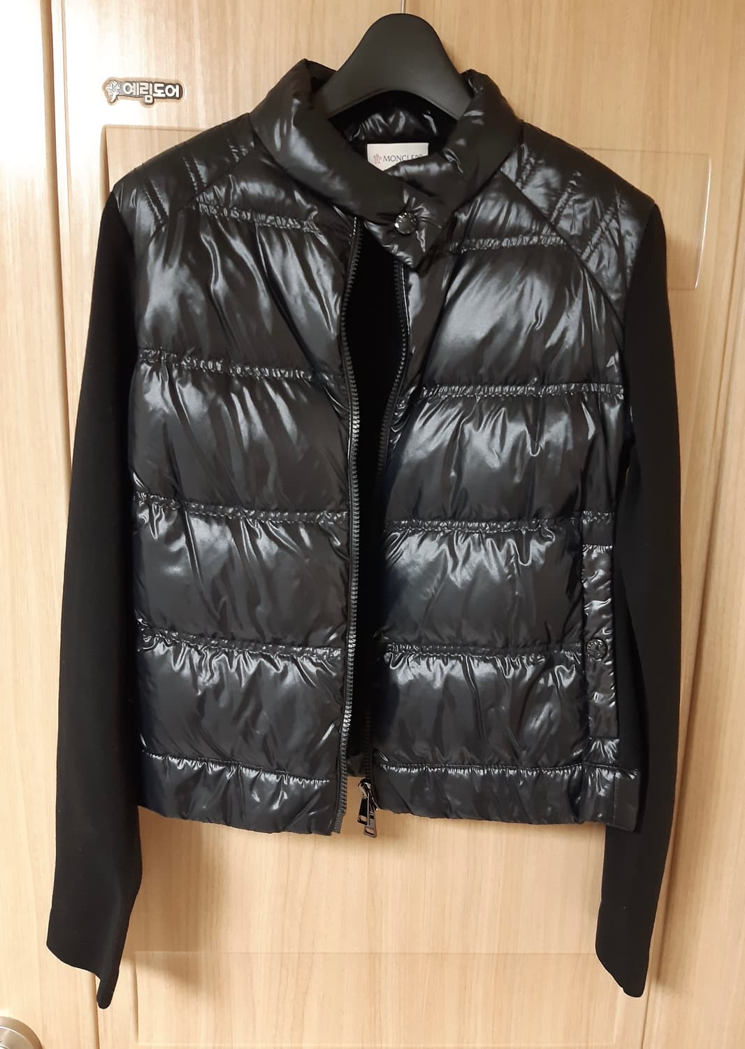 몽클레어 니트 패딩 여성용 블랙 (새제품급) 상품이미지1