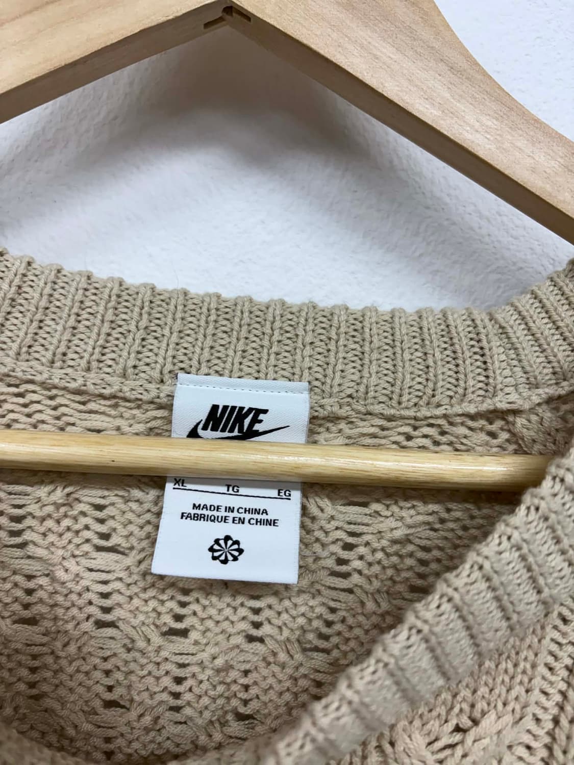 [XL] 나이키 빅스우시 케이블 크루넥 니트 스웨터 상품이미지3