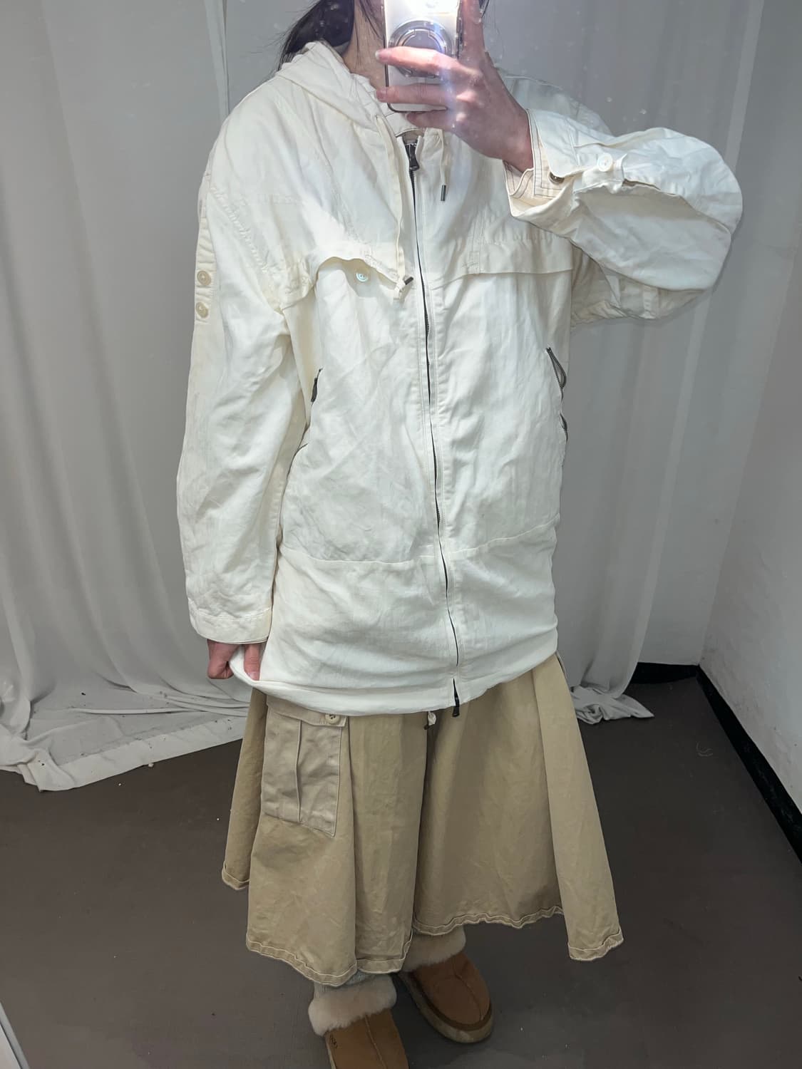 Diesel 아이보리 야상 자켓 상품이미지4