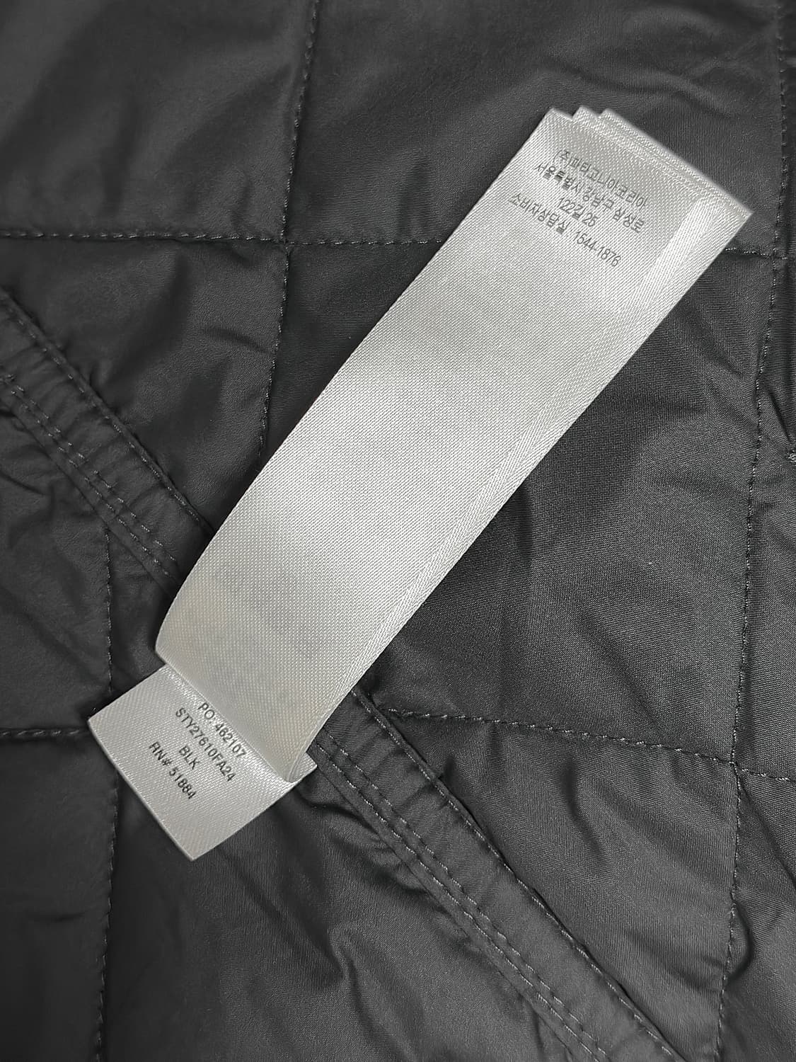 파타고니아 다이아몬드 퀼티드 봄버 후디 블랙 M 상품이미지4