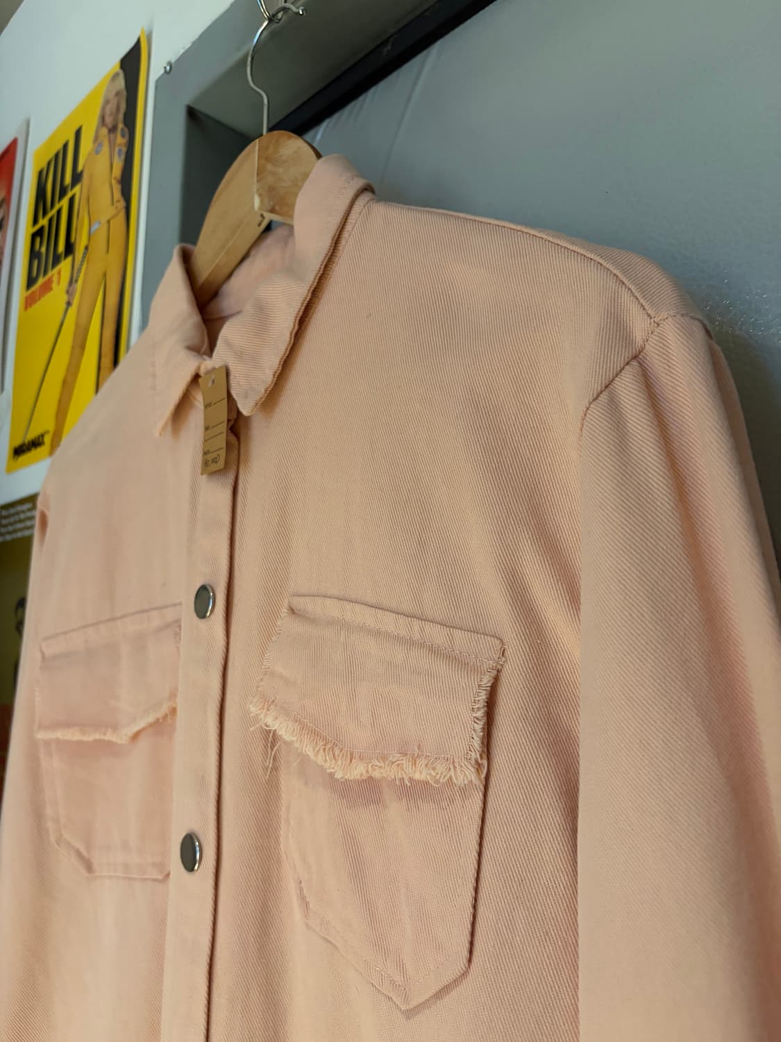 투포켓 데님 오버핏 셔츠 상품이미지2