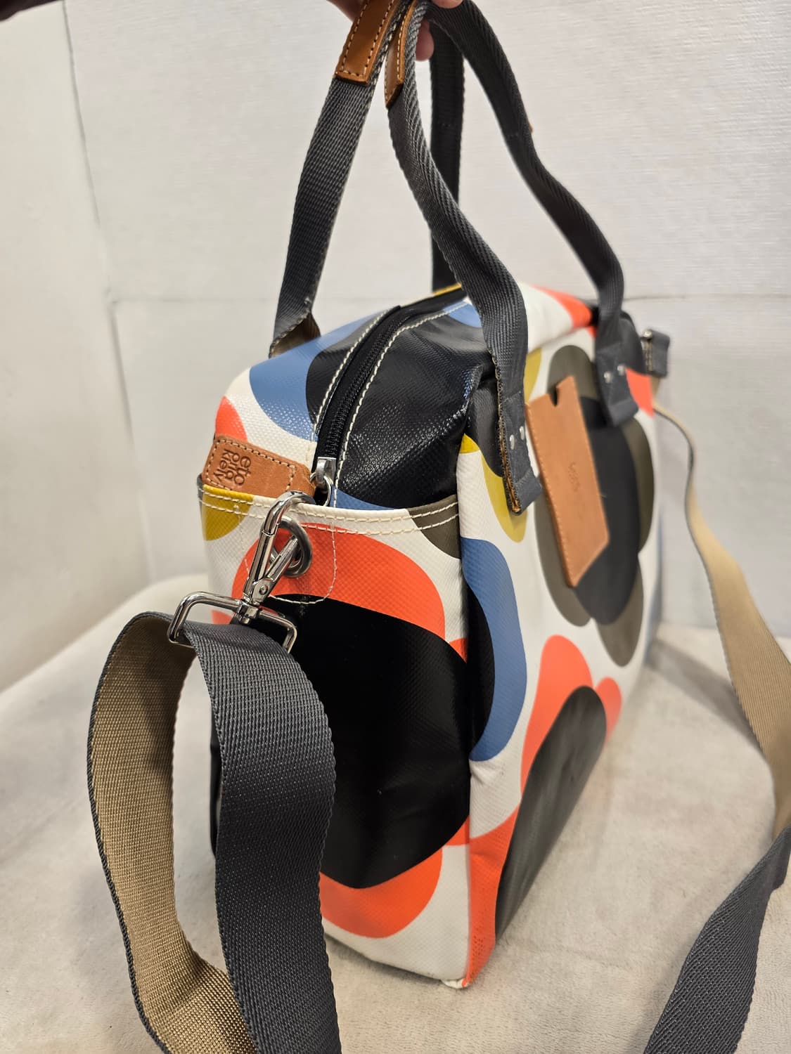 올라카일리 orla kiely 패턴 토트백 겸 크로스백 상품이미지4