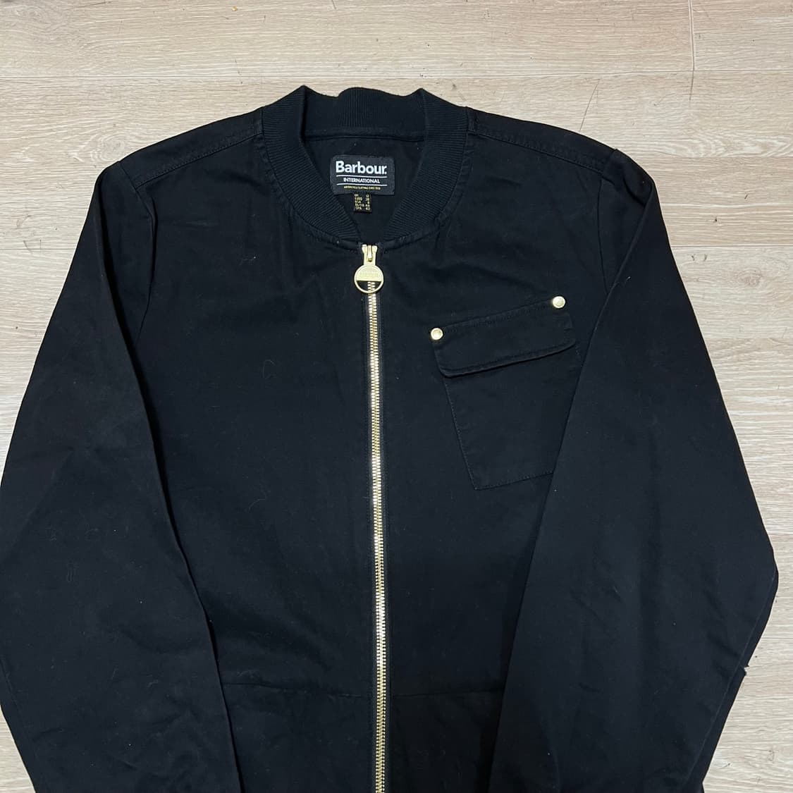 바버 인터내셔널 여성 바이크웨어 워크웨어 집업 점프수트 [블랙] S/90 상품이미지2