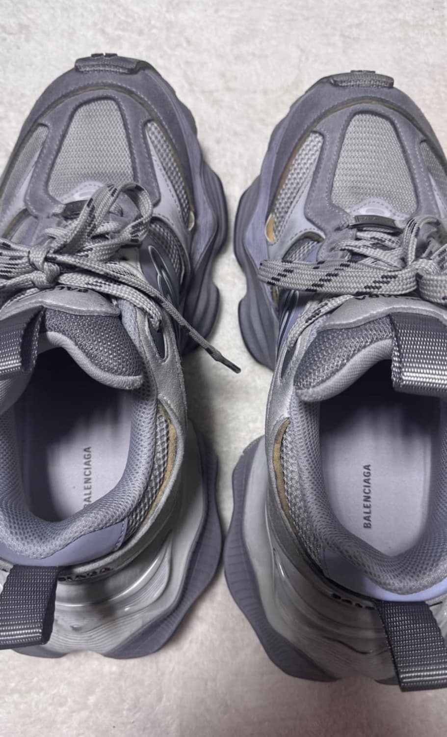 [40] 발렌시아가 카고 스니커즈 런웨이 그레이 상품이미지2