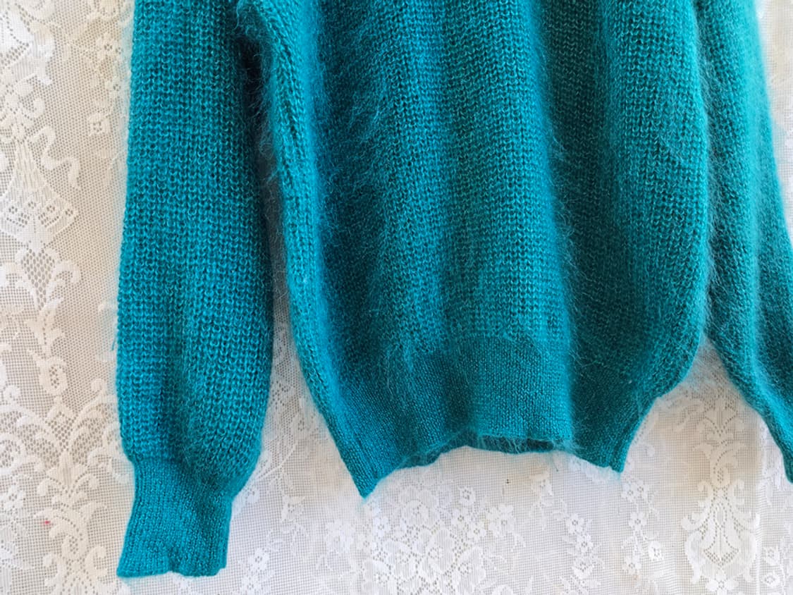 빈티지 베이비 키드 모헤어 실크 니트 상품이미지3