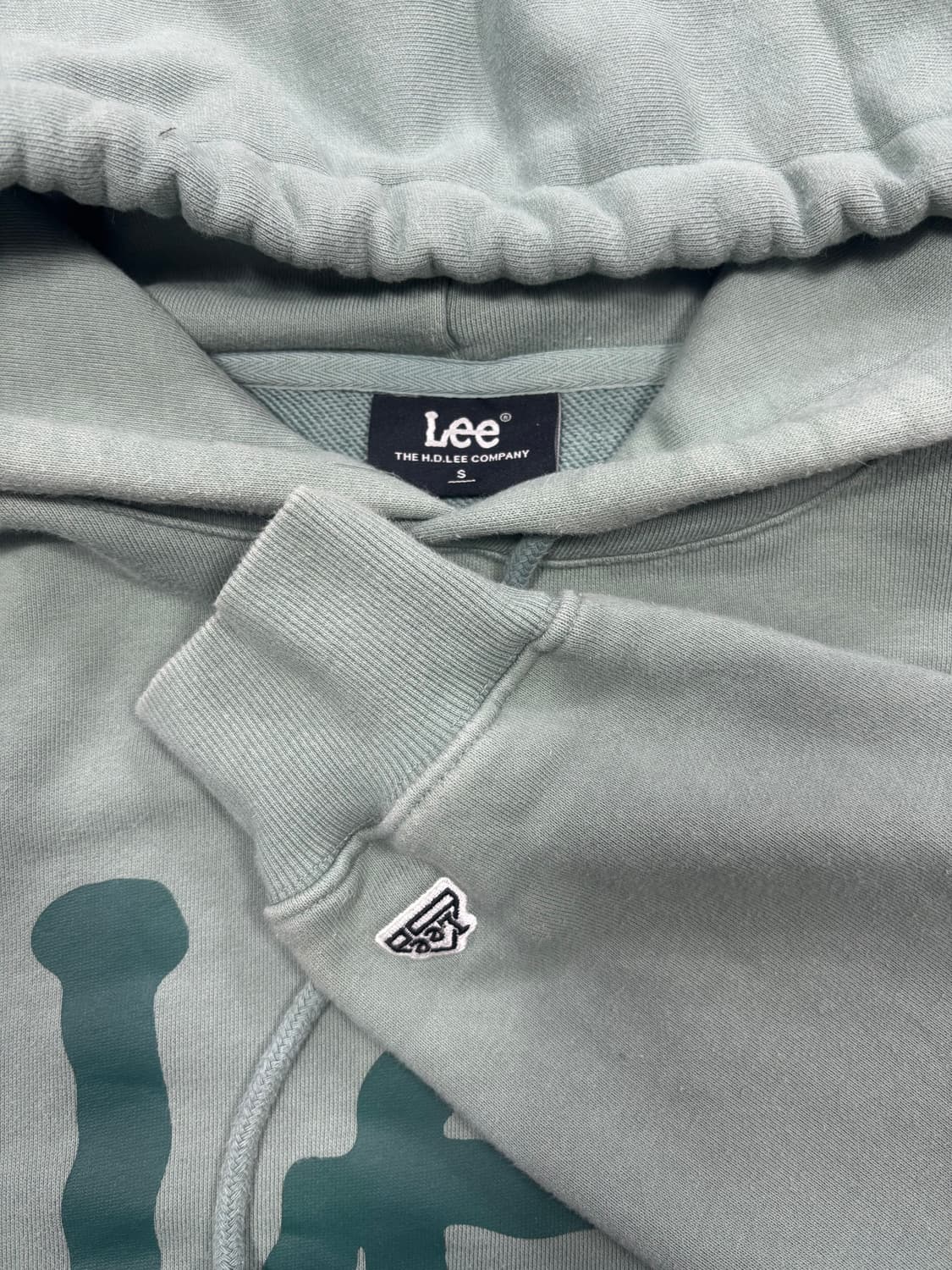 Lee 리 민트색 후드티 상품이미지5