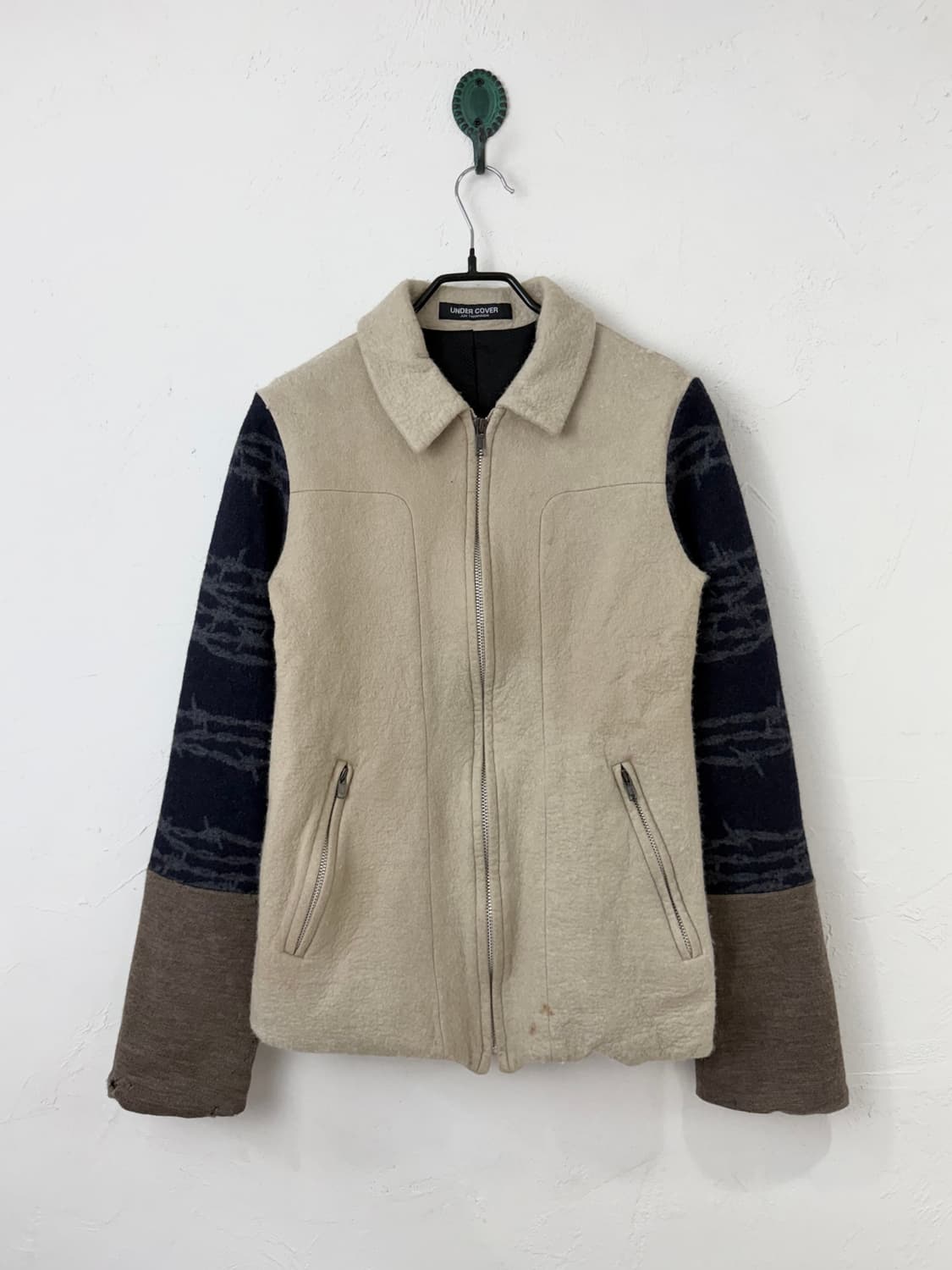 언더커버 96AW 와이어기 축융울 자켓 상품이미지1