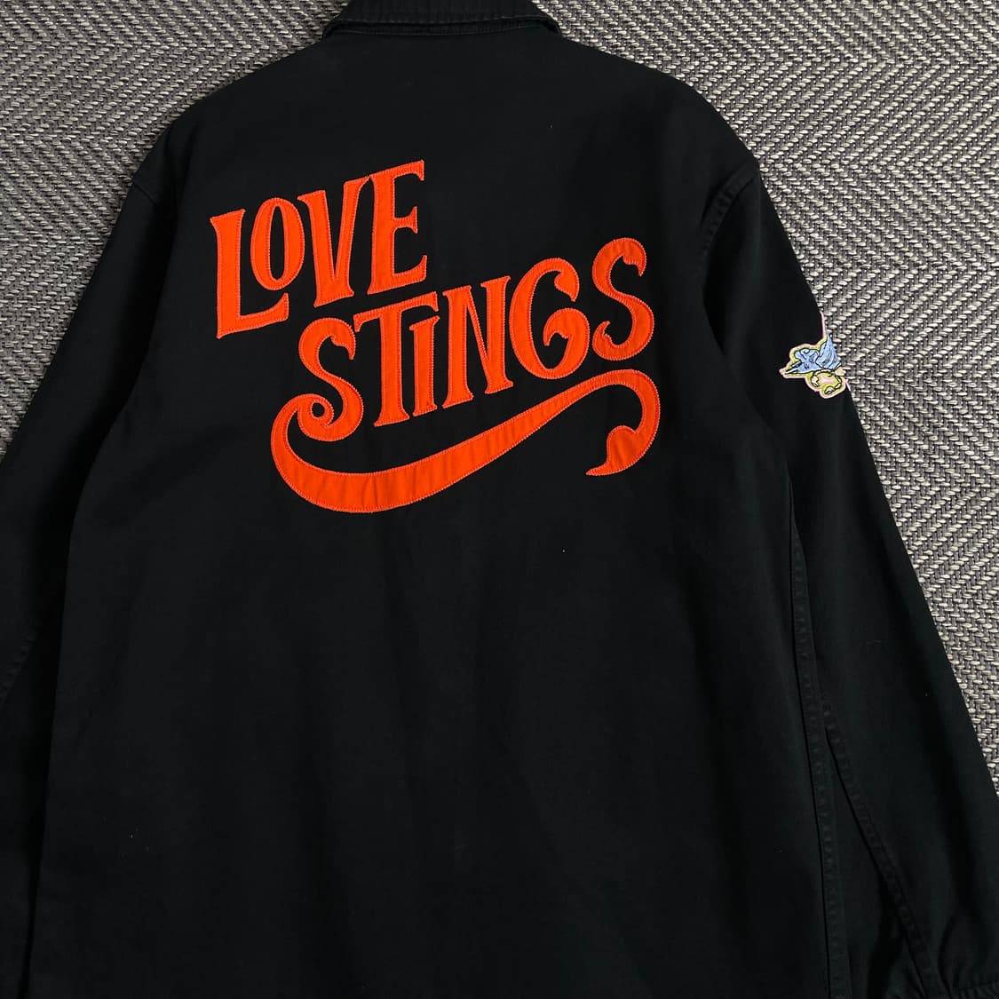 오프닝세레모니 빅로고 블랙 워크 자켓o 3064 상품이미지2