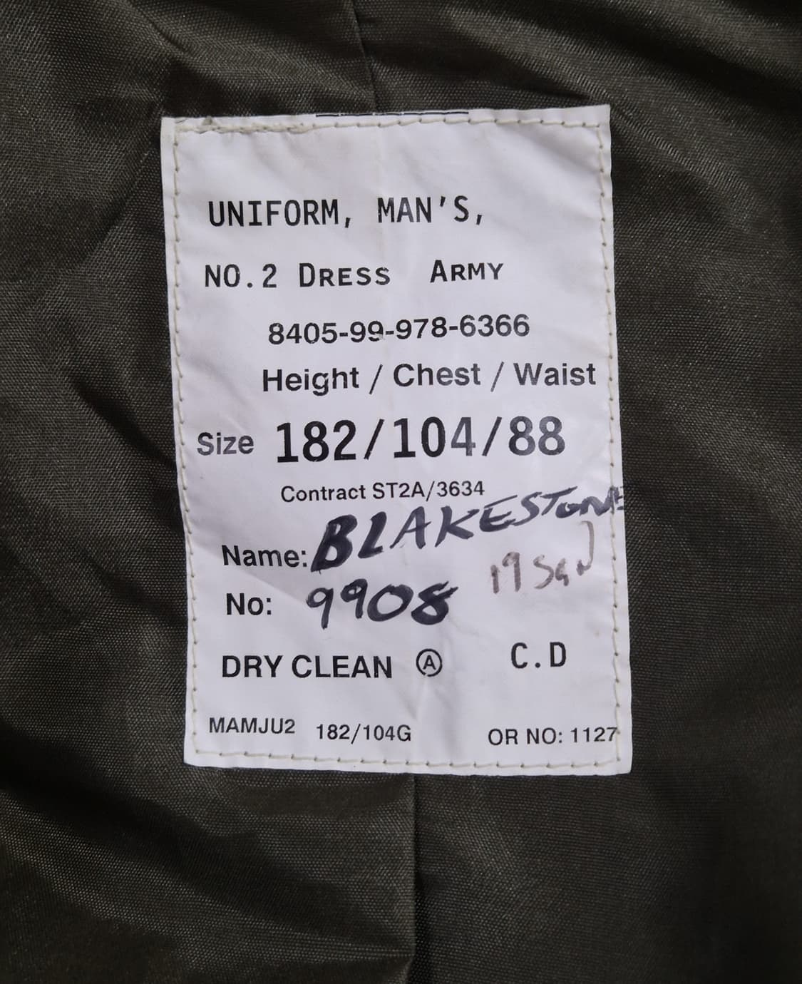 영국군 SAS 하사 정복 전투복 상의 자켓 (L) 상품이미지7