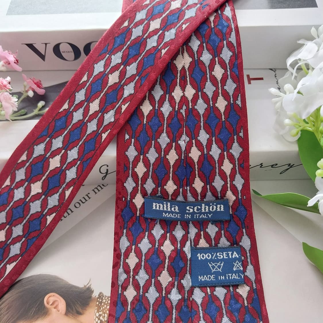 밀라숀 와인 컬러 실크 넥타이 A+등급 K2183
 상품이미지6