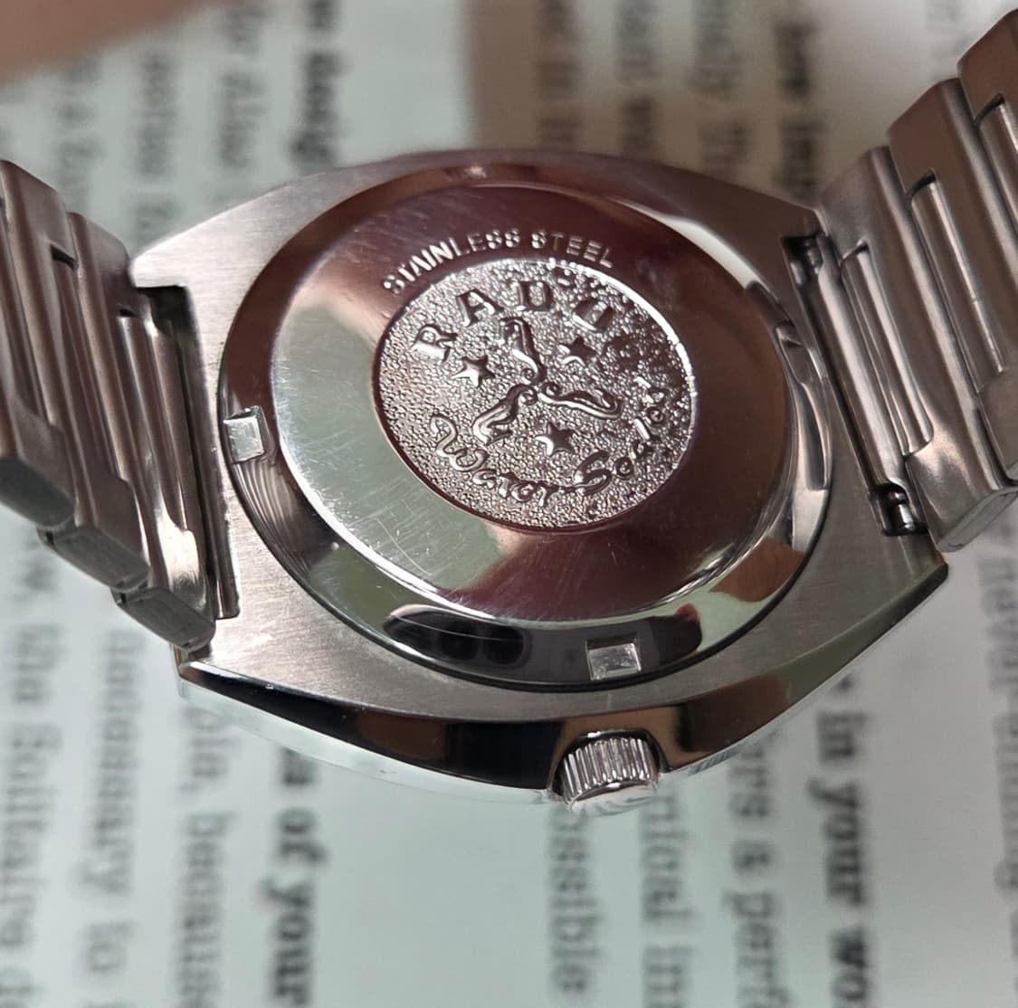 레어] 빈티지 라도 골든호스 데이데이트 희귀 거미줄판 브레이슬릿 ver. 상품이미지8