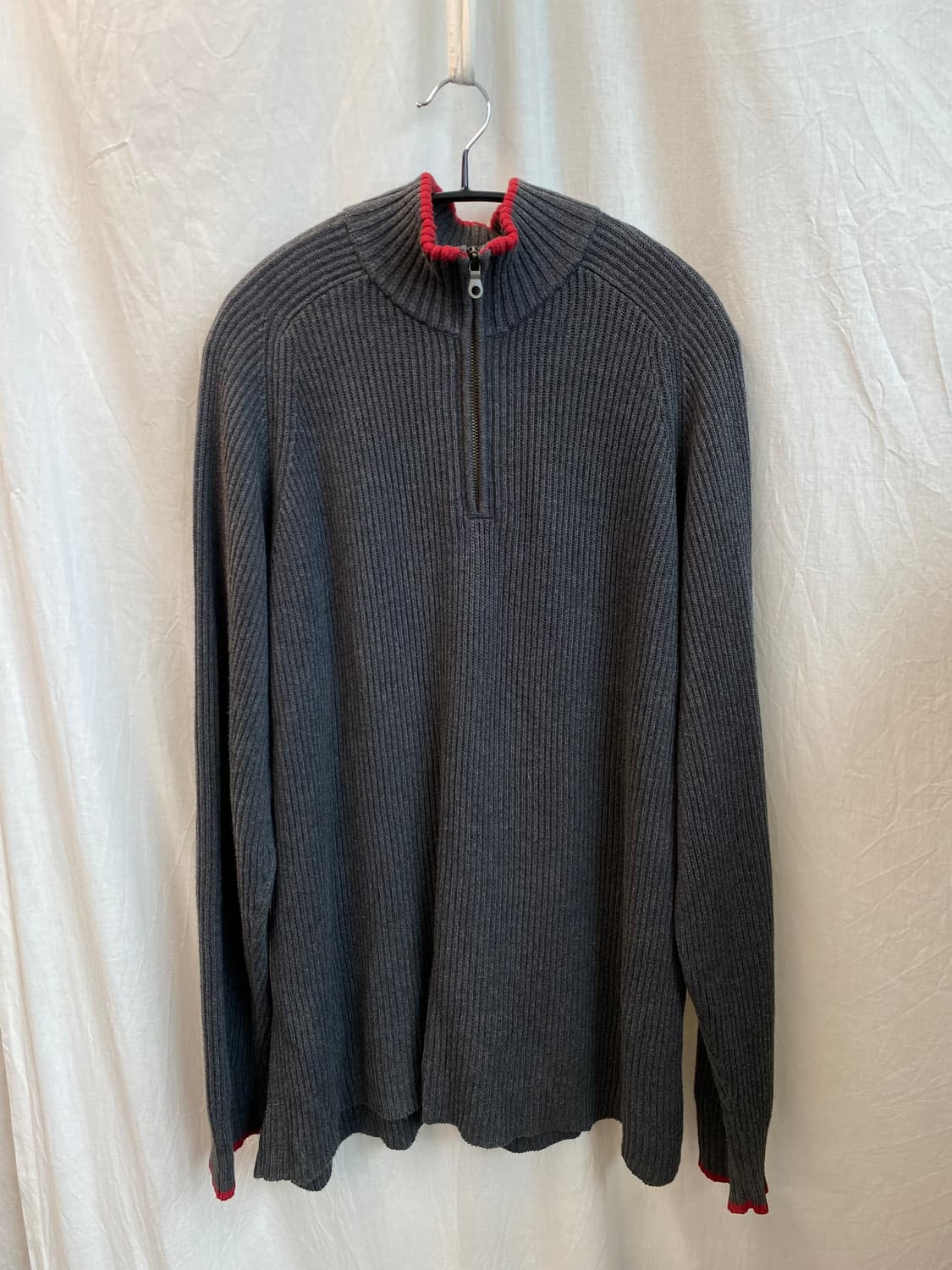 GAP 딥그레이 집업 니트(MEN XL) 상품이미지1