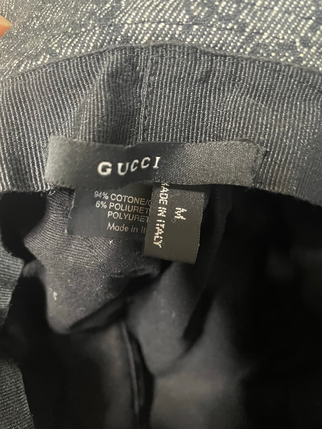 아카이브 구찌 데님벙거지 버킷햇 상품이미지2