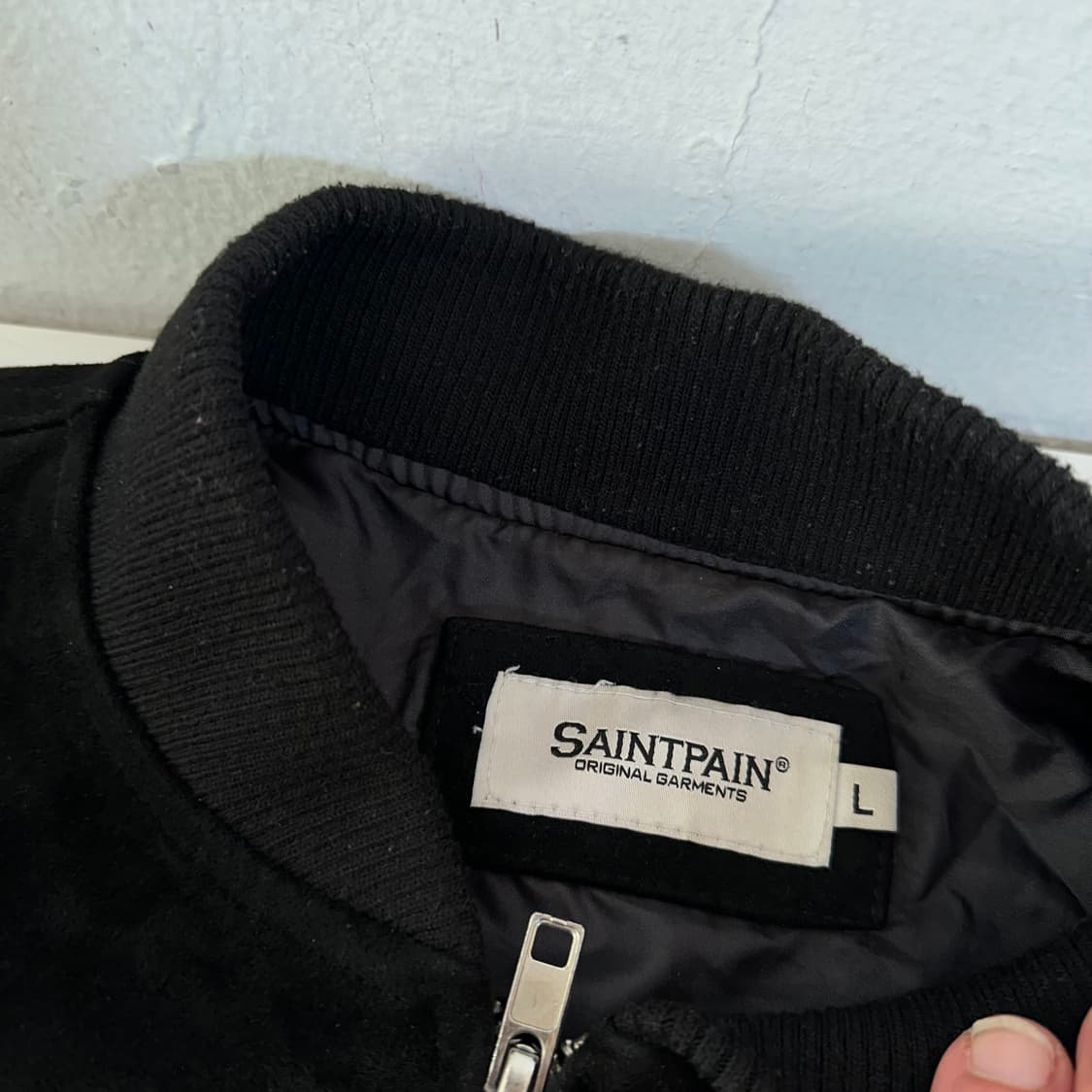 L 세인트페인 블랙 스웨이드 자켓 상품이미지4