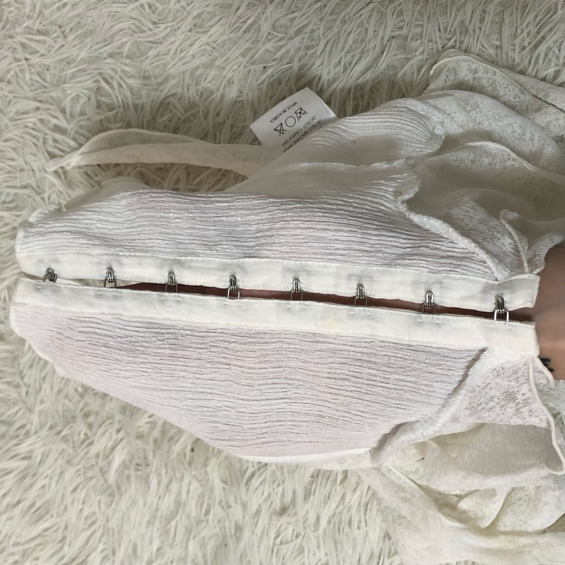 expined girl 익스파이어드 걸 April Top WHITE 상품이미지5