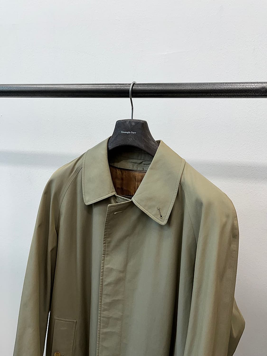 105) 버버리 올리브그린 개버딘코트  상품이미지5