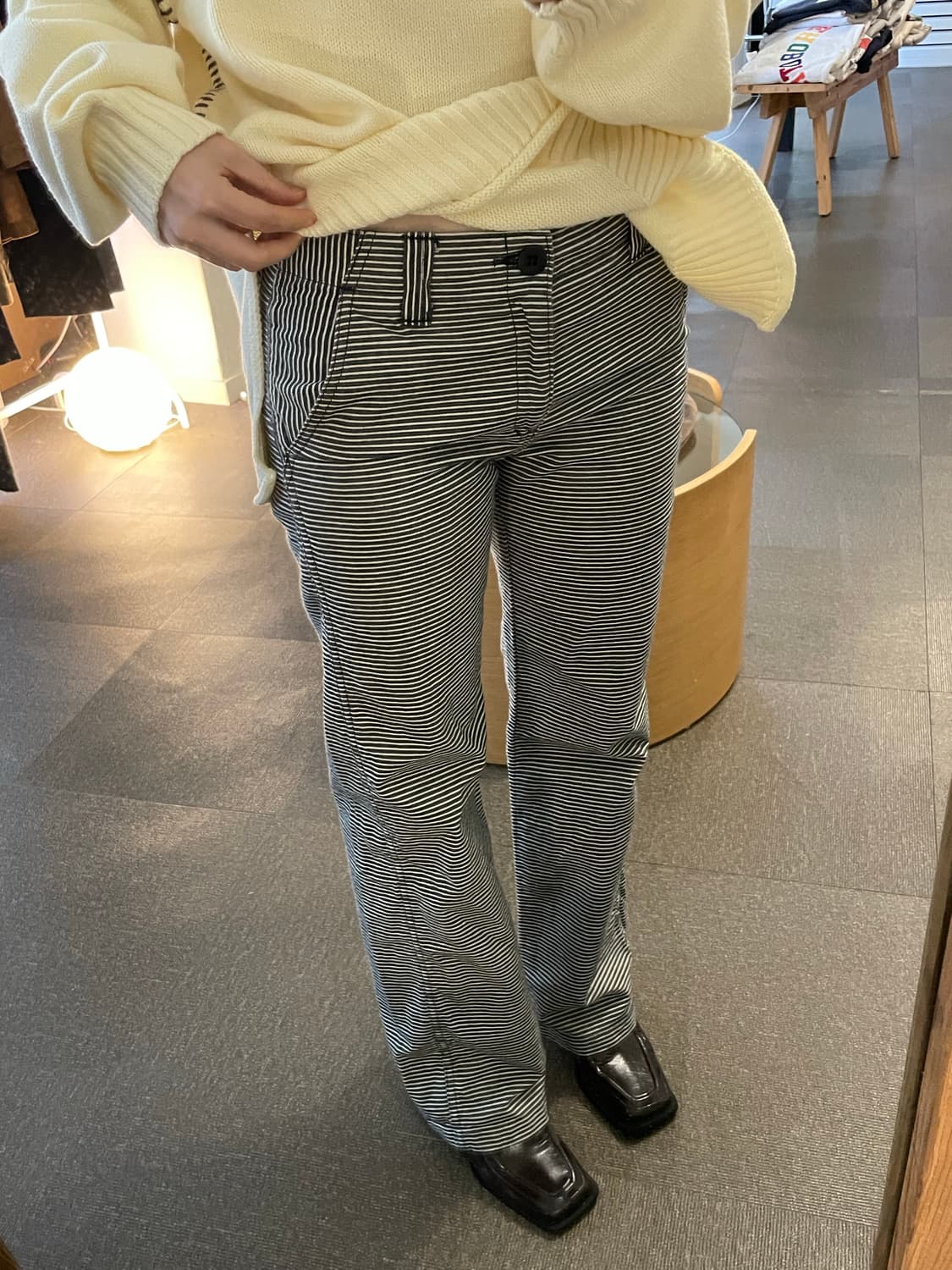 JOHNBULL striped straight pants 상품이미지10