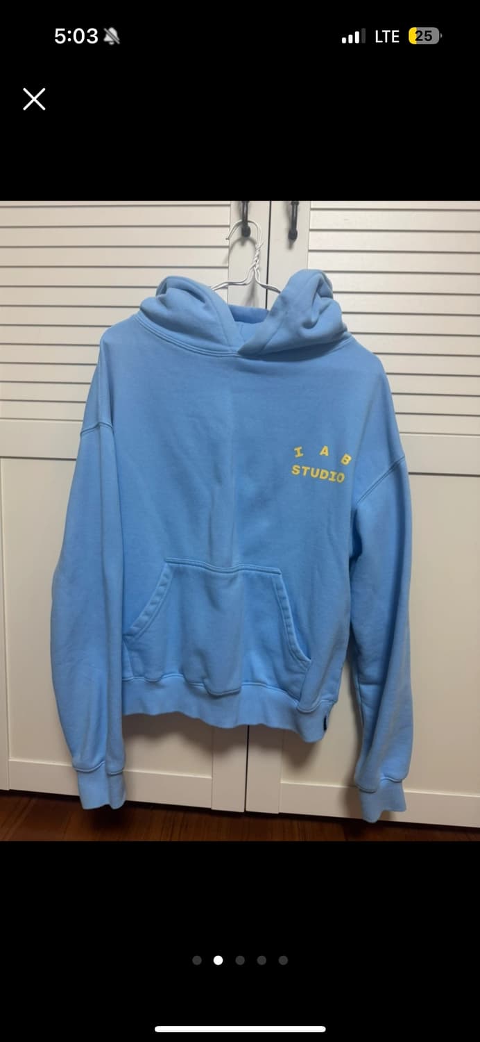 아이앱스튜디오 후드티 스카이블루 레몬 s 상품이미지2