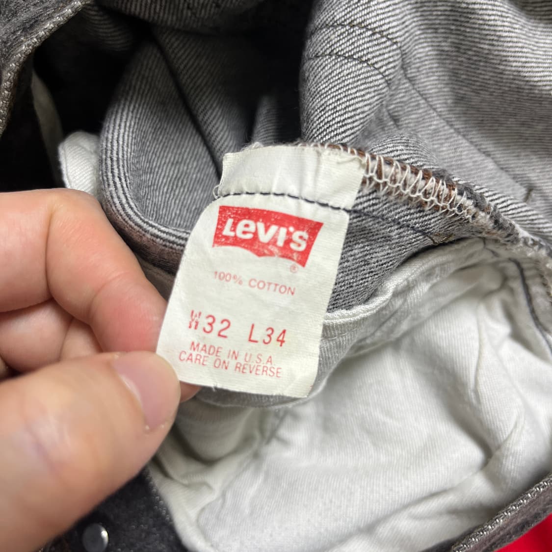 80s USA 리바이스501 원블랙 [31] 상품이미지6