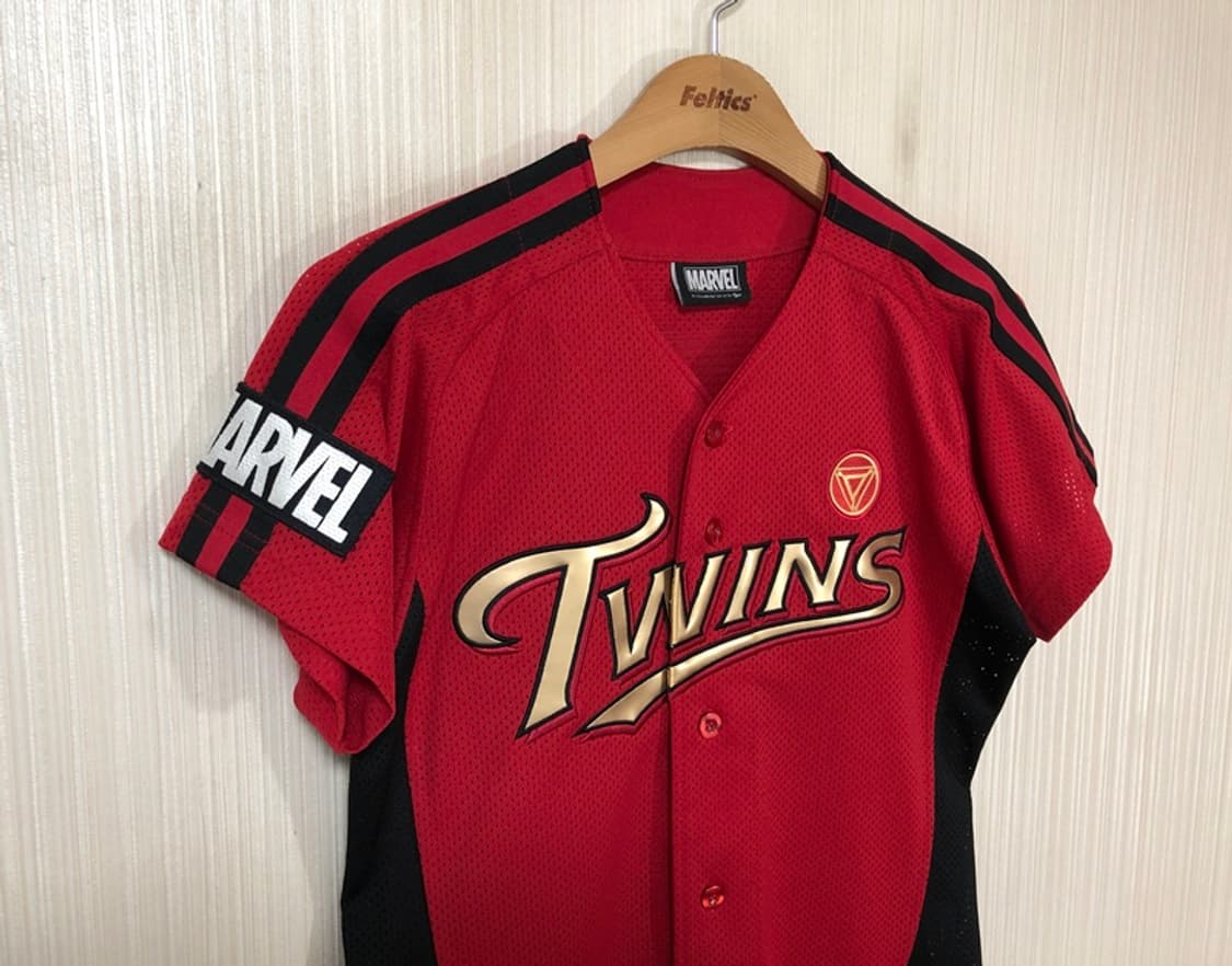 KBO 마블XLG트윈스 아이언맨유니폼/져지 9호(80) #32 이천웅 상품이미지5
