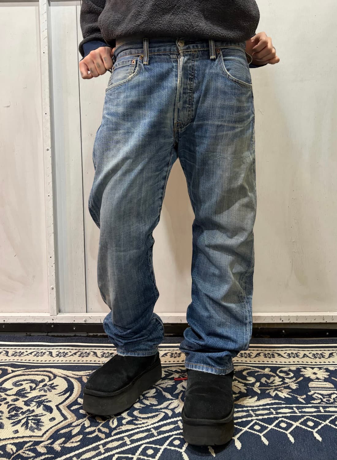 90s LEVIS 501 denim washing jeans 상품이미지2