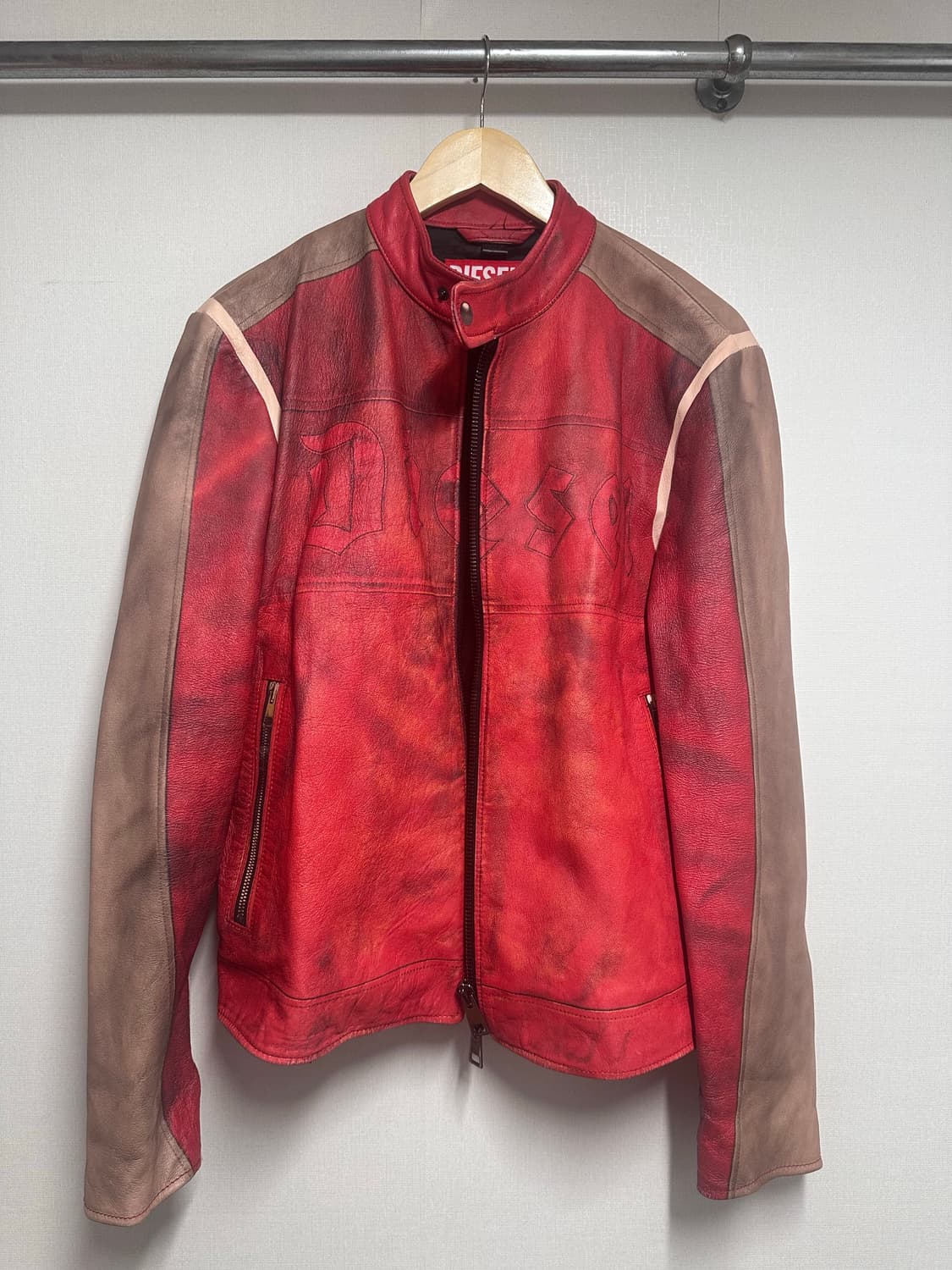 디젤 엘 루샤 레더자켓 상품이미지1