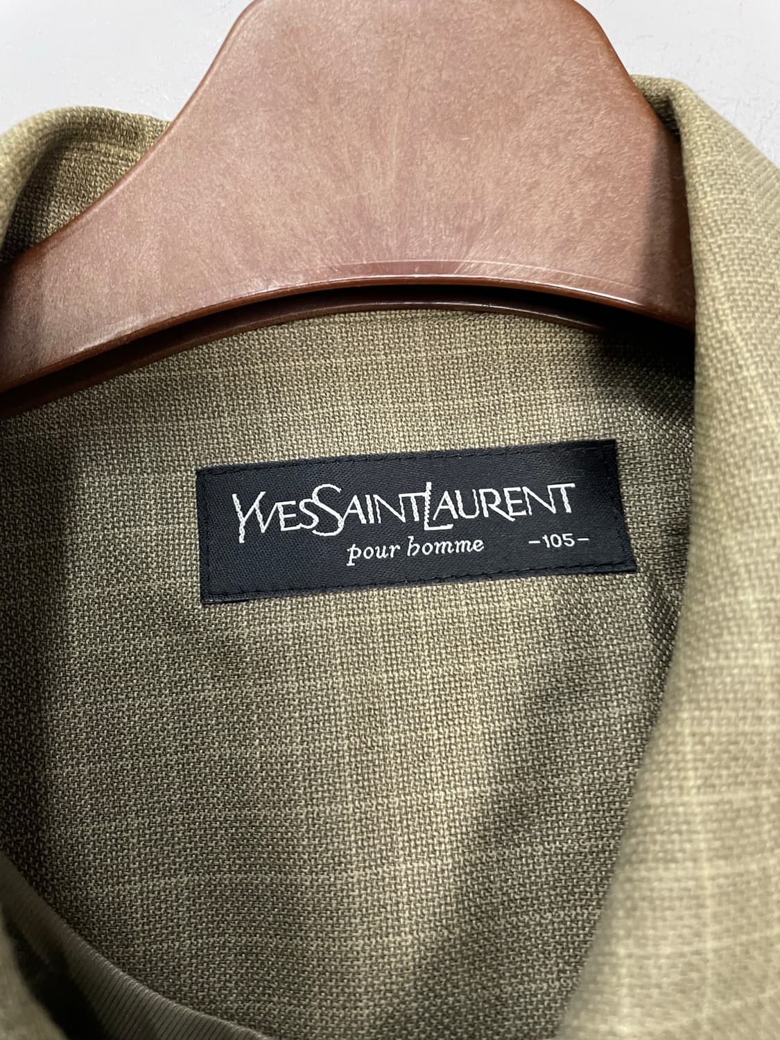 입생로랑 체크 블루종 자켓 H1754 상품이미지4