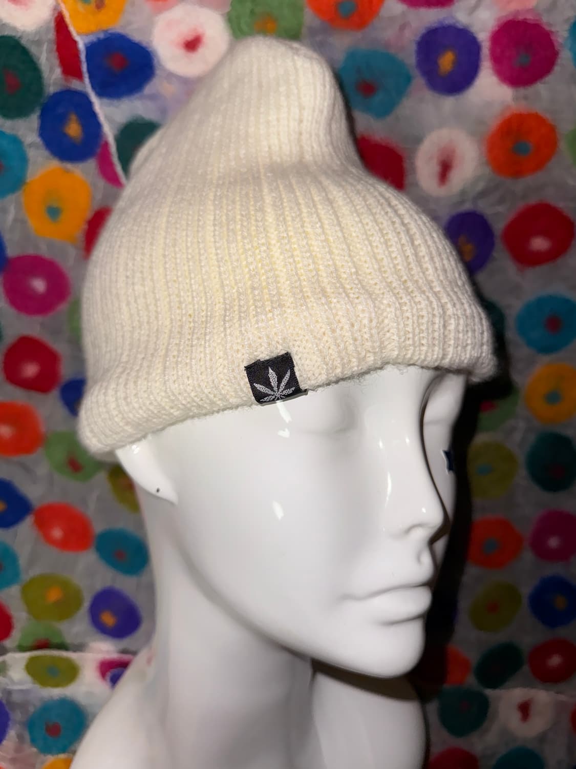 Marijuana Cannabis Fleece Lined Beanie 상품이미지1