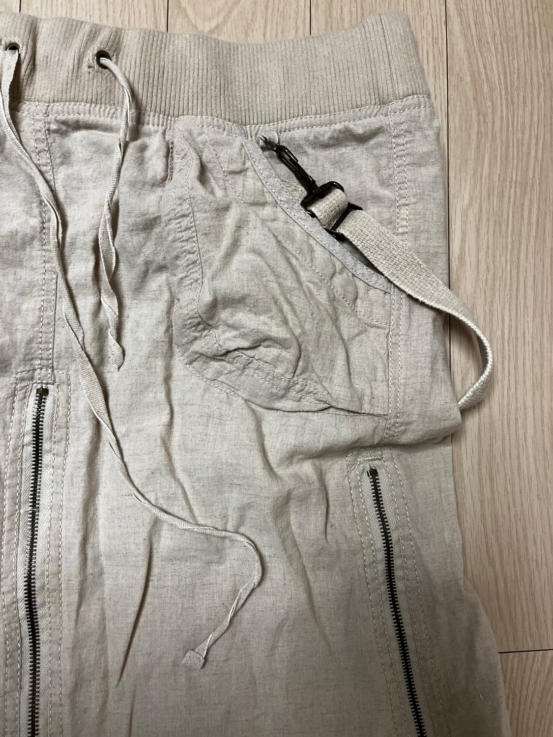 G.O.A 고아 카고 치마 베이지 상품이미지3