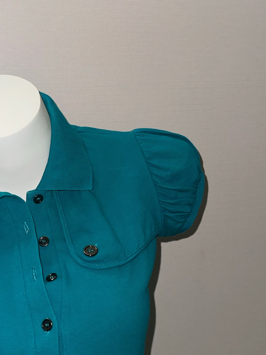 버버리 빈티지 퍼프소매 카라티 상품이미지5