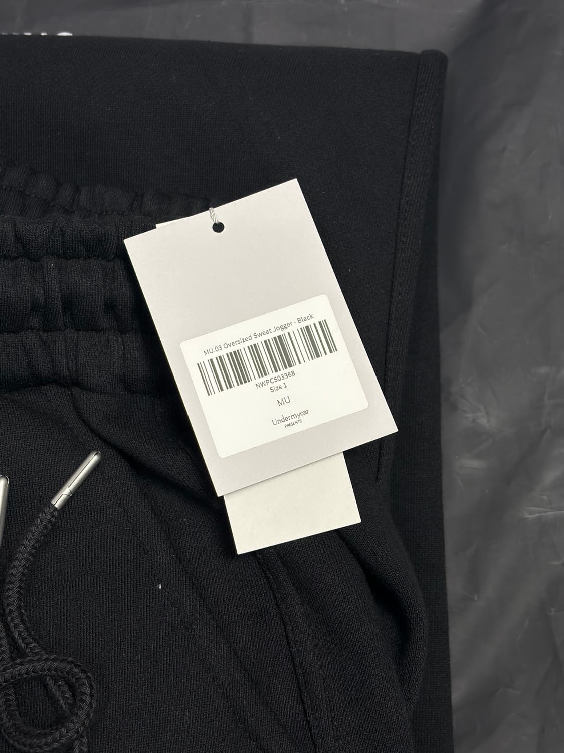 언더마이카 MU.03 스웨트 조거 블랙 상품이미지3