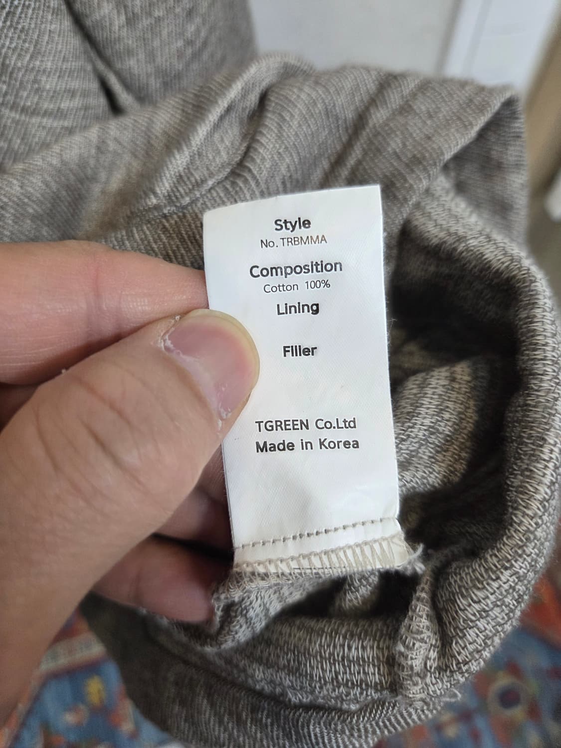 러기드하우스 카라 가디건 자켓 xl 루즈 상품이미지5